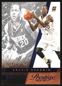 2014-15 Prestige Bonus Shots Blue #124 Archie Goodwin /99