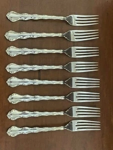 Reed & Barton Tara - Sterlingsilber - 8er Set Abendessen Gabeln (7-3/8") - Bild 1 von 10