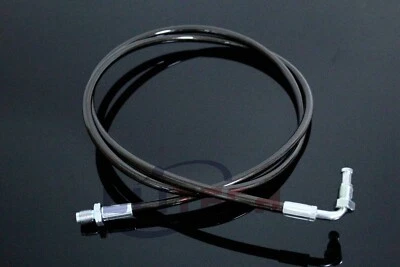 Braided Clutch Line for 89-98 Nissan 240SX S13 S14 Auto Manual Conversion Black - Image 1 of 3