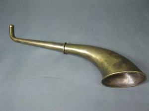 Brass Stethoscope Ear Trumpet Hearing Pipe Hearing Amplifier 36 CM Ear Tube - Picture 1 of 7