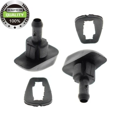 2 NEW Plastic Car Auto Window Windshield Washer Spray Sprayer Nozzle - Image 1 of 4