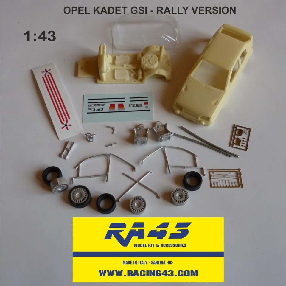 1/43 OPEL KADETT GSI RALLY VERSION ONLY KIT - SOLO KIT - Immagine 1 di 1