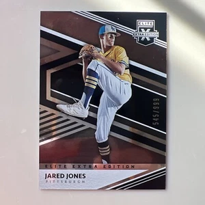 2020 JARED JONES PIRATES RC Panini Elite Extra Edition Decade Die-Cut 545/999 - Picture 1 of 3
