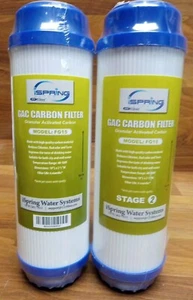 NEW 2 Pack iSpring GAC Granular Activated Carbon Filter Model: FG15 Sealed Lot 2 - Picture 1 of 8