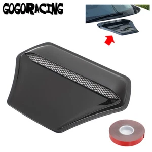 Glossy Black Engine Hood Vent Cover Trim For Honda Civic Hatchback Type R 16-21 - Picture 1 of 9