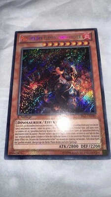 Yugioh Misprint German Pyrorex the Elemental Lord w/ Kickfire CBLZ-DE040 - Image 1 of 2