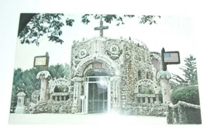 Postal religiosa vintage de Dickeyville Grotto Wi - Imagen 1 de 2