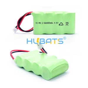 2PCS NiMH 2/3AA 300mAh 4.8v rechargeable battery for light toy Insect repeller - Picture 1 of 1