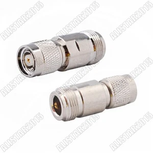 1x N Female Jack to RP-TNC Male Plug ( Female Pin ) Straight Adapter Connector - Picture 1 of 4