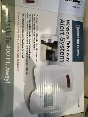 Bunker Hill Security~ Wireless Up to 400 FT Alert System #93068 - Image 1 of 4