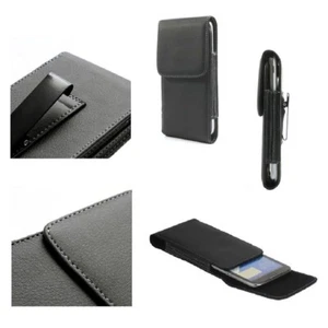 for Cubot S222 Case Metal Belt Clip Synthetic Leather Vertical Premium - Picture 1 of 9