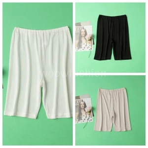 Mulberry Silk Half Slips Shorts Pettipant Underwear 100% Silk Bloomers Shorts - Picture 1 of 15