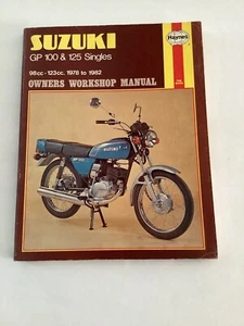 Haynes Manual Suzuki GP 100 & 125 Singles 98 cc - 123 cc 1978 - 1982 - Picture 1 of 2