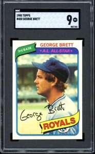 1980 Topps #450 George Brett AL All-Star Royals HOF SGC 9 MT MINT