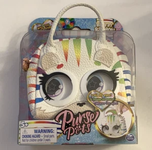 Purse Pets Micros Roarin' Rainbow Tiger with Eye Roll Feature New sealed - Picture 1 of 12