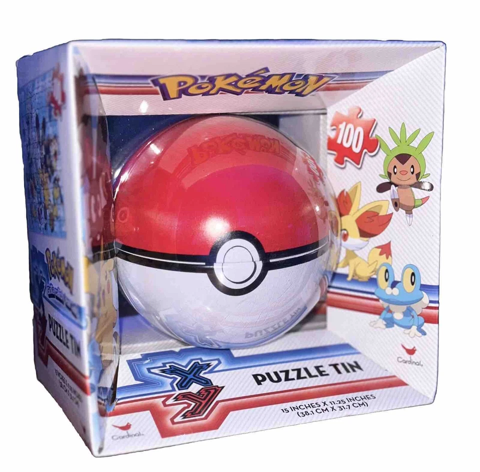 Pokemon XY Collectors Puzzle With Pokeball Tin Model 23981227