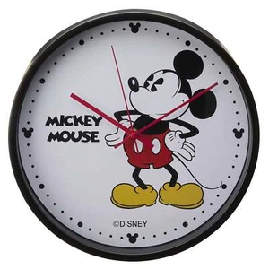 Disney Mickey Mouse Wall Clock, Black, 30cm - Picture 1 of 3