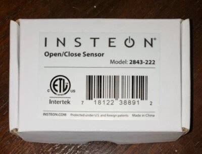 Insteon Smarthome Open/Close Sensor ‎2843-222 Door Sensor - White - (NIB) (m) - Image 1 of 4