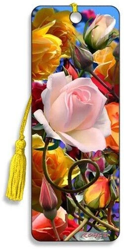 3D Bookmark - Roses Foto 1 de 1