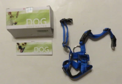 Soporte de cabeza azul para perro GoodBoy con correa de seguridad talla 1 evita tirar de correa pesada  Foto 1 de 4