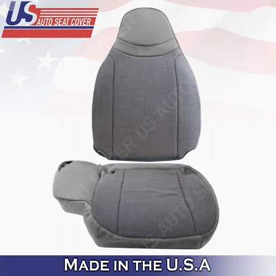 Ford Ranger XL XLT 2000 2001 2002 cubierta de asiento de tela gris superior e inferior Foto 1 de 4