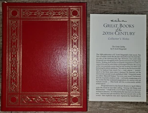 Vtg leather book, The Great Gatsby by F. Scott Fitzgerald, 1991 Easton Press - Imagen 1 de 16