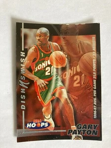 1997-98 Hoops Dish and Swish #8 Gary Payton - Foto 1 di 2