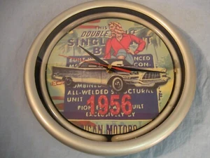 Vintage Stil Neon beleuchtete DeSoto Garage Quarz Uhr - Bild 1 von 9