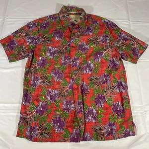 Island Republic Vintage Collection Hawaiian Shirt 100% Silk Medium - Picture 1 of 5