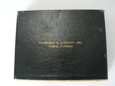 TARJETAS CANASTA VINTAGE THOMPSON & COMPANY CON ESTUCHE COMPLETO Foto 1 de 4