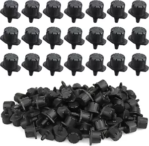 100Pcs Drip Irrigation Emitters,Adjustable Irrigation Drippers Sprinklers,1/4 In - Picture 1 of 11