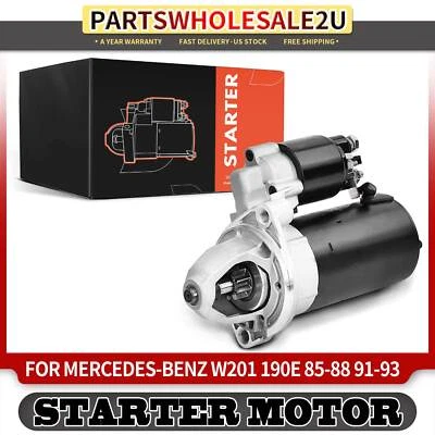 Starter Motor for Mercedes-Benz 190E W201 85-88 91-93 L4 2.3L 1.4KW 12 V CW 9 T - Image 1 of 4