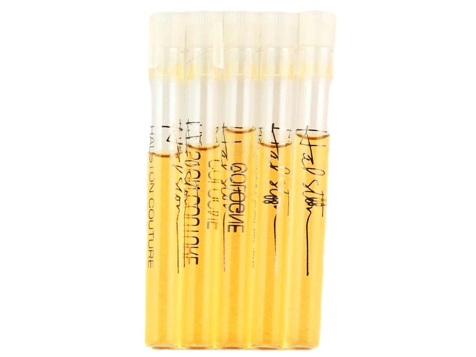 HALSTON COUTURE COLOGNE FOR WOMEN 1.2 毫升 0.04 盎司 x 5 香水样品瓶 — 第 1/1 张图片