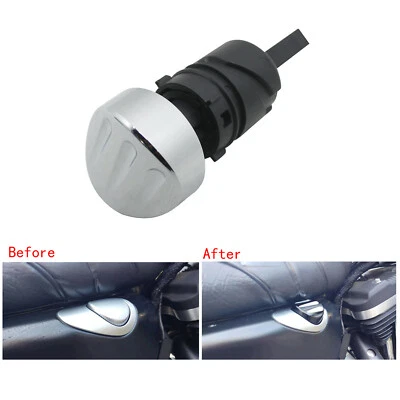 Öl Dip Stick Ölmessstab Tank Kappe Füllstoff Stecker Chrom Für Harley Sportster - Image 1 of 4