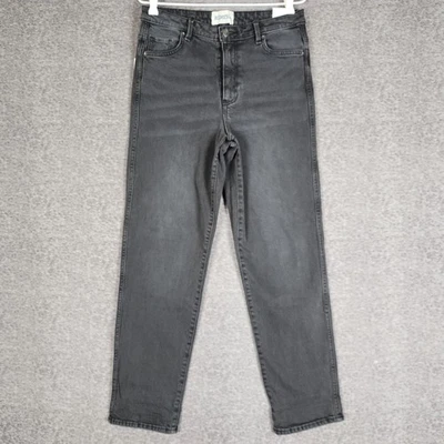 Lee Riders Jeans Women Size 13 Black Hi-Mom Slim Straight Leg Denim Stretch NEW - image 1 of 4