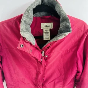 Vintage LL Bean Chore Coat Womens XS Pink Field Barn Jacket - Picture 1 of 9