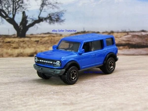 2021 - 2025 Ford Bronco SUV 4x4 Blue 1/64 S Scale Model H - Picture 1 of 6