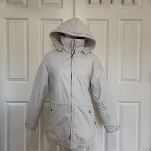 Pacific Trail Ladies Small Hooded Winter Jacket Tan Beige Waterproof Insulated - Picture 1 of 10