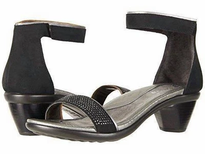 Naot Progressive Women's Black Sandals Heels Strap Shoes Size-10 - Image 1 of 4