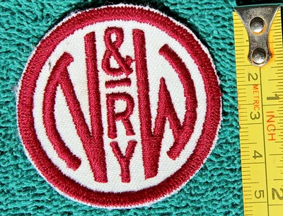 Norfolk & Western Railway 员工 N&W 铁路火车织物缝制布贴 — 第 1/3 张图片