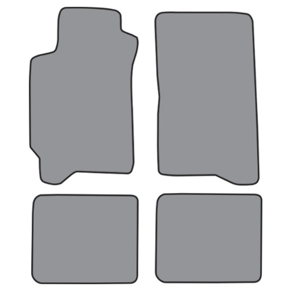 Tapetes de assoalho para 1993-2000 Subaru Impreza Die Cutpile completos 4 peças - Imagem 1 de 4