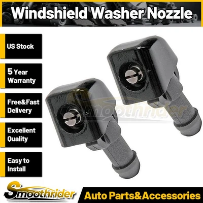 2x Boquilla de lavado de parabrisas delantero para Chevrolet Equinox 2005~2009 Foto 1 de 3