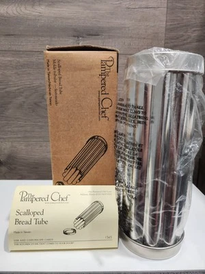 Tubo de pan The Pampered Chef #1565 nuevo en caja Foto 1 de 3