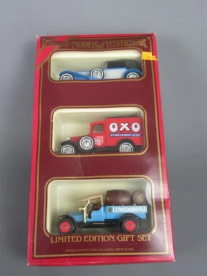 C969 Matchbox Modelli Del Passato Set 3 Veicoli Lotto Y26 Y-27 Y-33 Vintage - Immagine 1 di 4