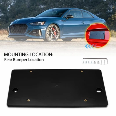 Soporte de placa trasero soporte de etiqueta de montaje para AUDI A5 / A5 Quattro 2008-2024 Foto 1 de 4