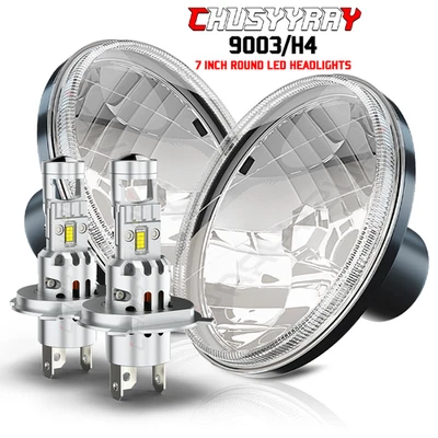 Faros halo LED redondos de 7 pulgadas para Mercedes Benz W463 Clase G 2002-2006 Foto 1 de 4