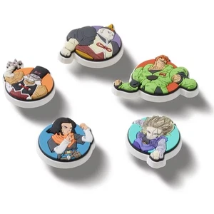 New Official Crocs Jibbitz Dragon Ball Z Villain Anime Shoe Charms 5-Pack - Picture 1 of 3