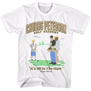 Happy Gilmore - Chubbs Golf Academy - American Classics - Solid White Adult Shor - Picture 1 of 2