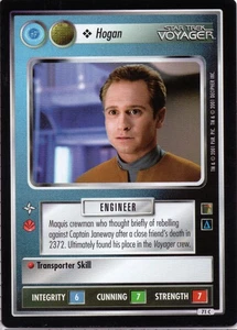 Star Trek CCG Hogan [FEDERATION] Near-Mint/NM Common – The Borg 2001 - Picture 1 of 1
