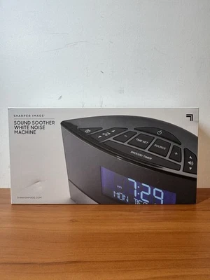 New SHARPER IMAGE Sound Soother White Noise Machine & Radio Alarm Clock - Image 1 of 3